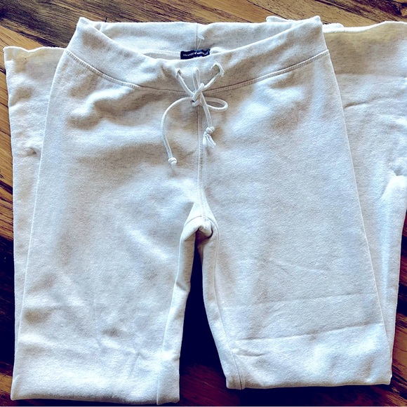 Brandy 🩷 Melville Rainey Cotton Sweatpants White Size  S - Picture 7 of 7